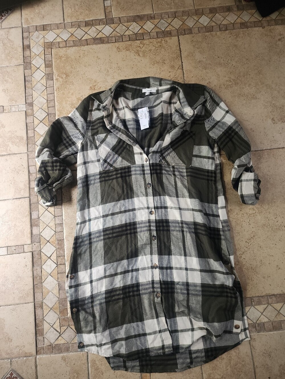 Maurices  Button-Up Tunic Shirt Dress